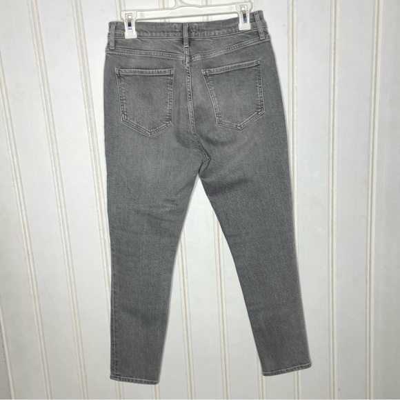 Agolde Nico High Rise Slim Jeans Grey Wash Denim Organic Cotton Ankle Women’s 28 - Picture 8 of 9